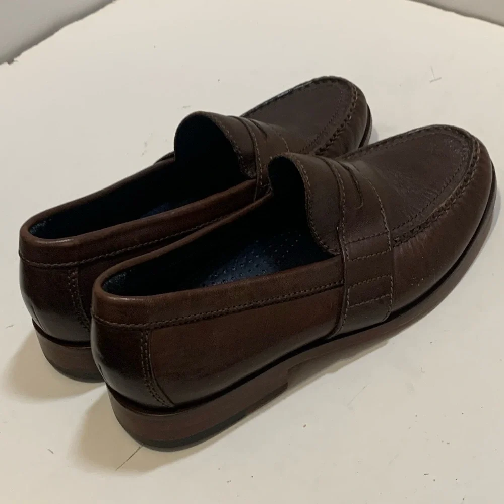Cole Haan Men's Brown Leather Loafers